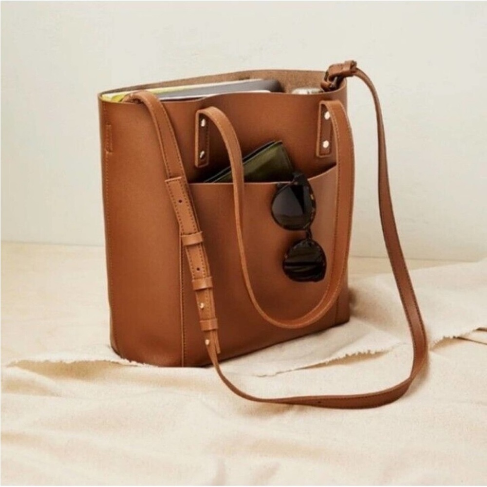 Henny & Lev Vegan Leather 2-in-1 Everyday Tote Bag Purse NWT